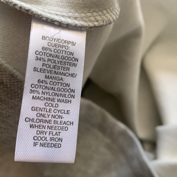 Ann Taylor LOFT Sweater size XXS‎ gray knit lace sleeves casual dressy - Picture 6 of 8